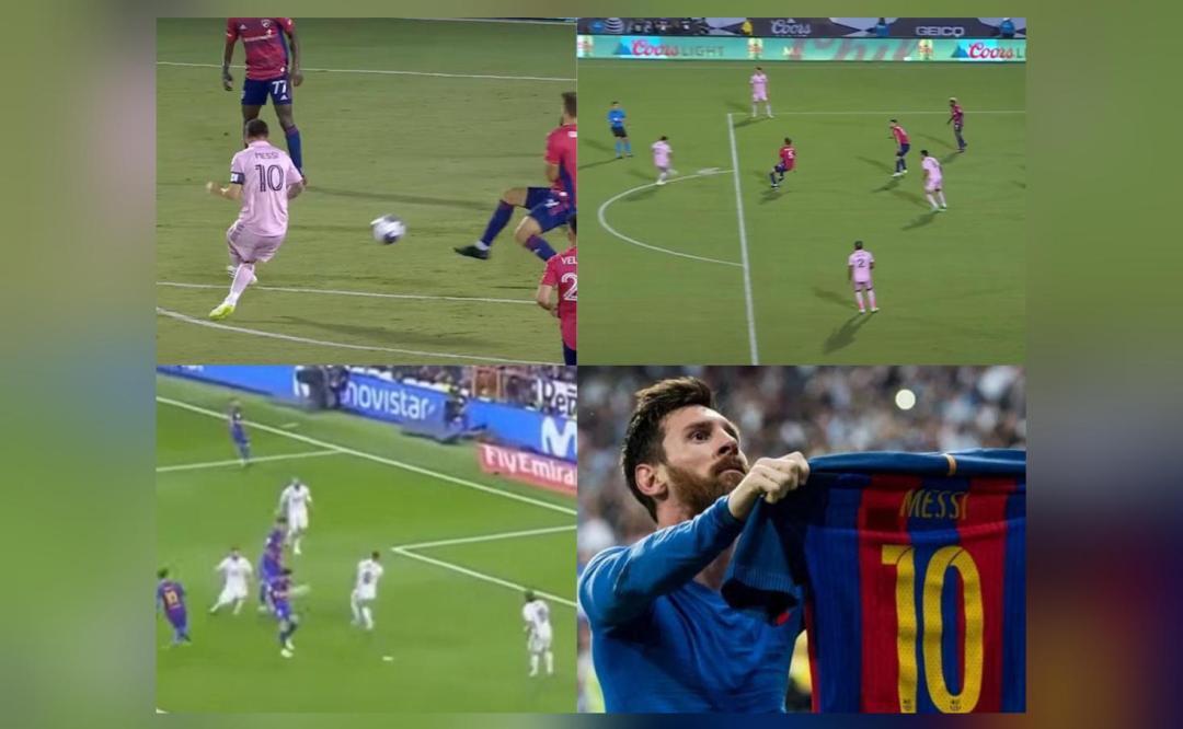 Messi scores from outside box, replicates 2017 El Clasico winner
