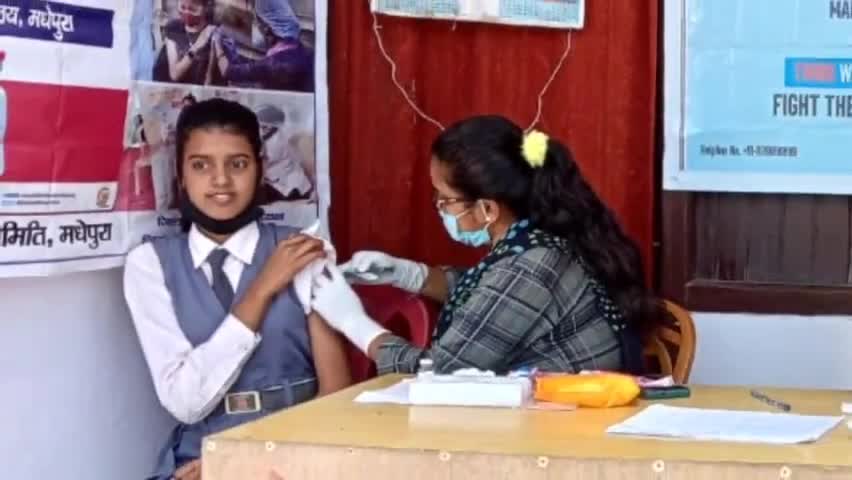 #vaccination in Kiran public school