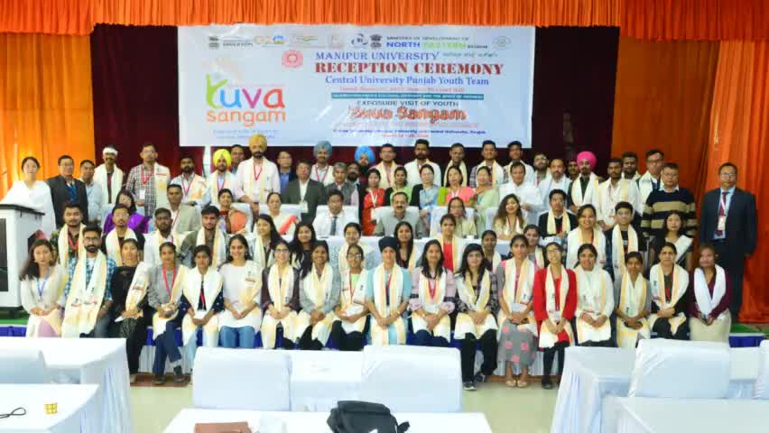 Reception Ceremony for 46 students & 4 faculty members  representing Punjab under #EkBharatShreshthaBharat
#YuvaSangam