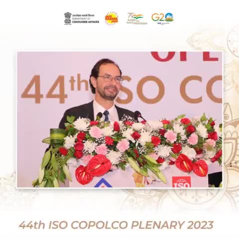 Mr. Sergio Mujica, Secretary General, ISO delivered a special keynote address at the 44th edition of ISO COPOLCO 2023 held on 24th May 2023 at Le Meridien, Windsor Palace, New Delhi.

#COPOLCO #ISO