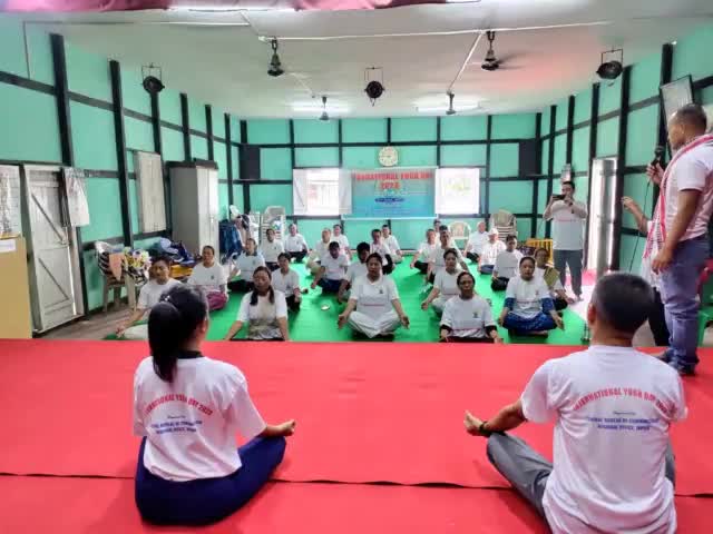 International Day Of Yoga 2023 celebrated at CBC Auditorium

#IDY2023 #InternationalDayofYoga2023