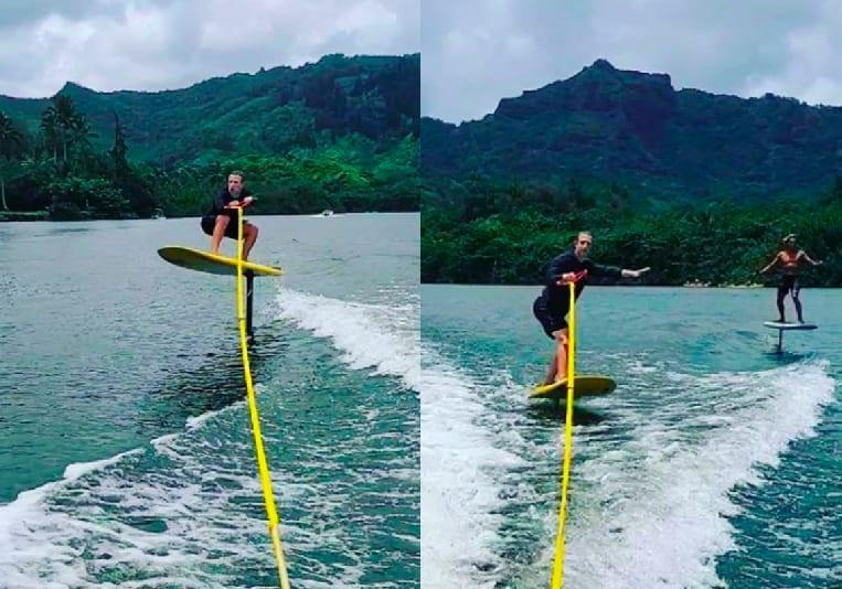 Facebook CEO Mark Zuckerberg tries tow-in surfing, shares pics | Technology News | Inshorts