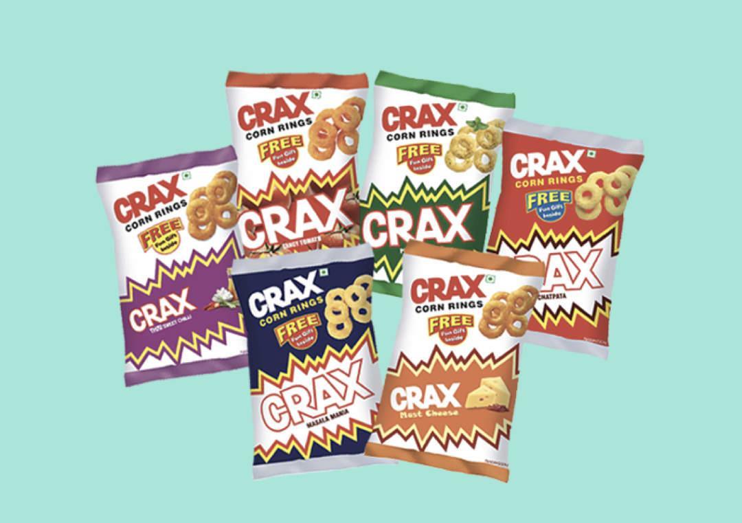 Crax Corn Rings Masala Mania Crisps-53 gm at lowest price