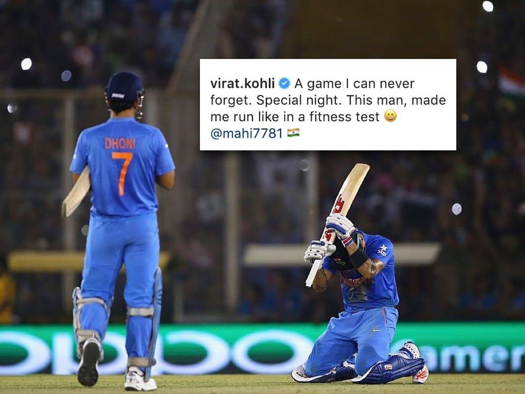 Dhoni made me run like in a fitness test: Kohli shares throwback pic