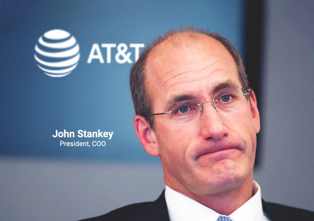 AT&T names WarnerMedia CEO John Stankey as President, COO Technology