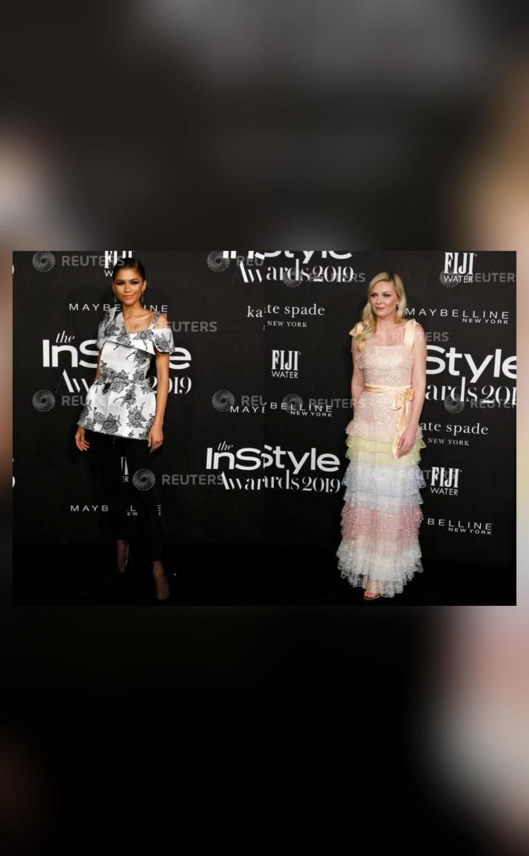 Zendaya, Kirsten Dunst attend InStyle Awards 2019