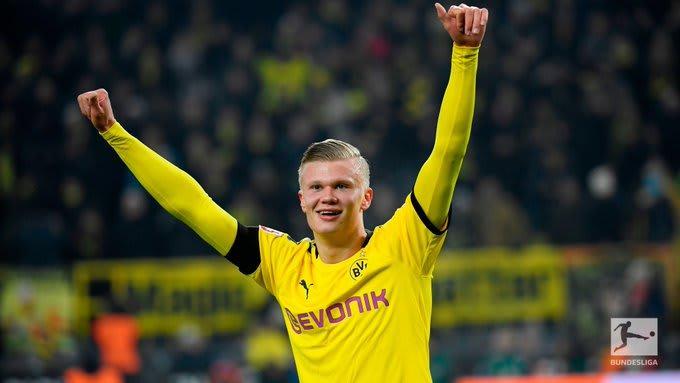 19-yr-old Haaland 1st player to net 5 goals in 1st 2 Bundesliga games