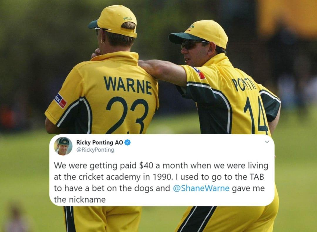 Fan Asks Who Called Ponting Punter For 1st Time Ex Australia Captain Responds Can't wait to get over to @delhicapitals and get to work. inshorts com