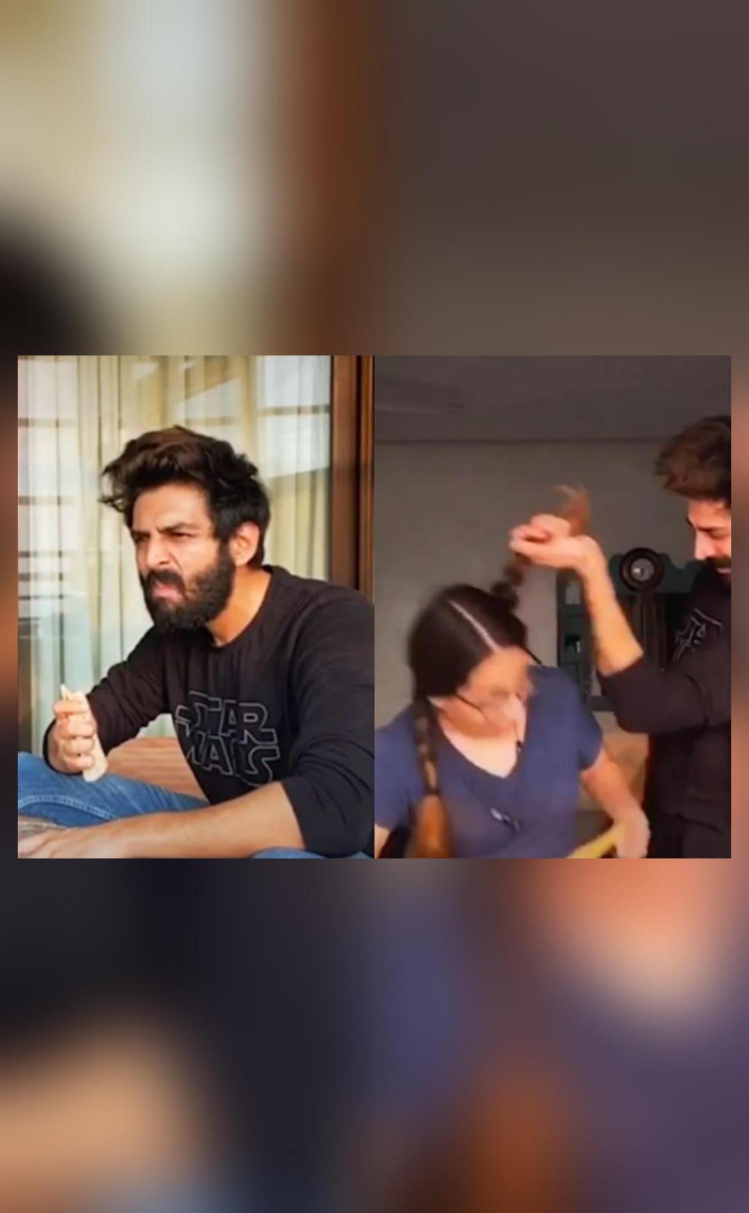 Kartik shares TikTok video of 'punishing' sister for making bad 'roti ...