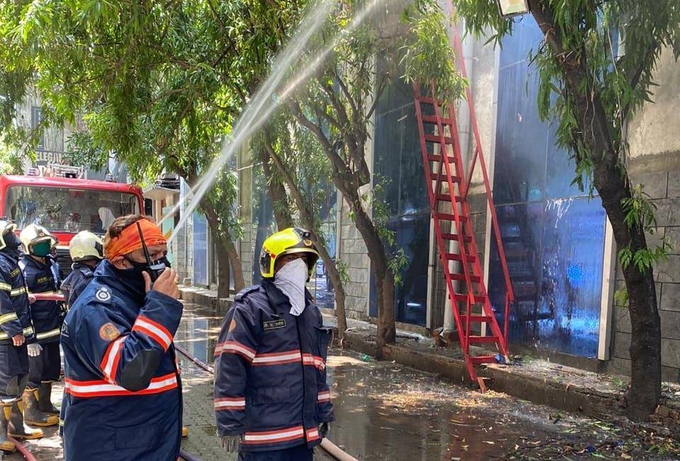 Fire breaks out at building in Mumbai; city's 3rd incident today