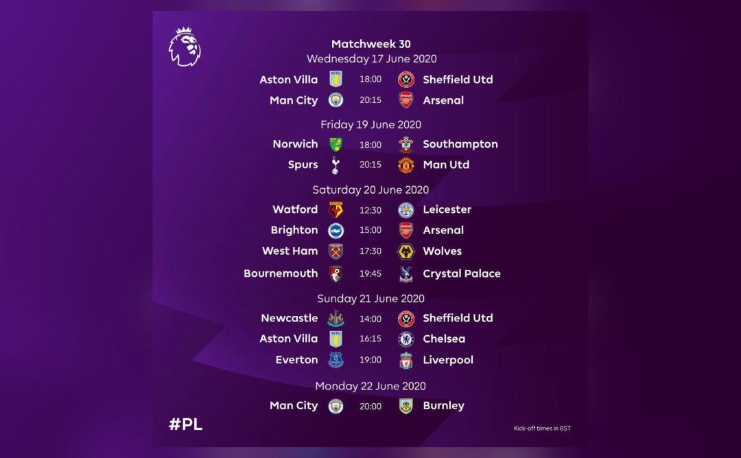 Premier League to begin with Aston Villa vs Sheffield Utd ...