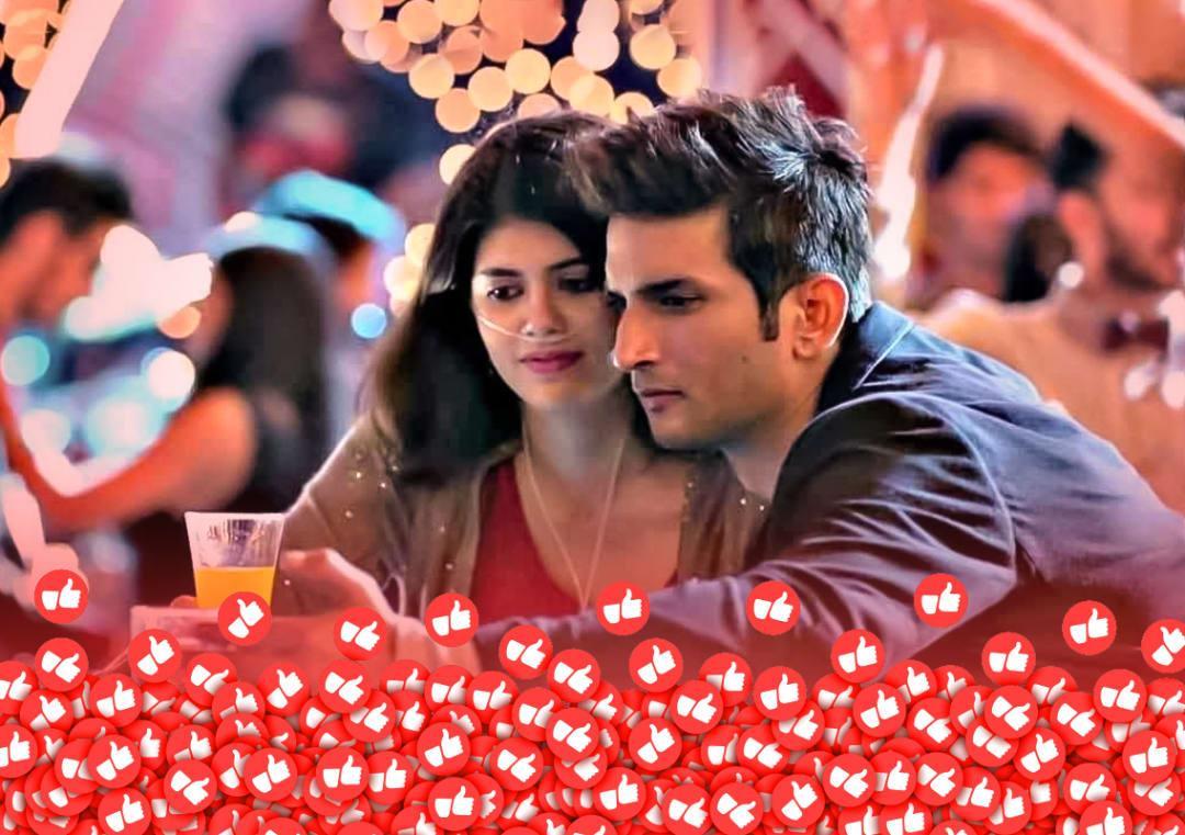 Dil bechara outlet likes on youtube