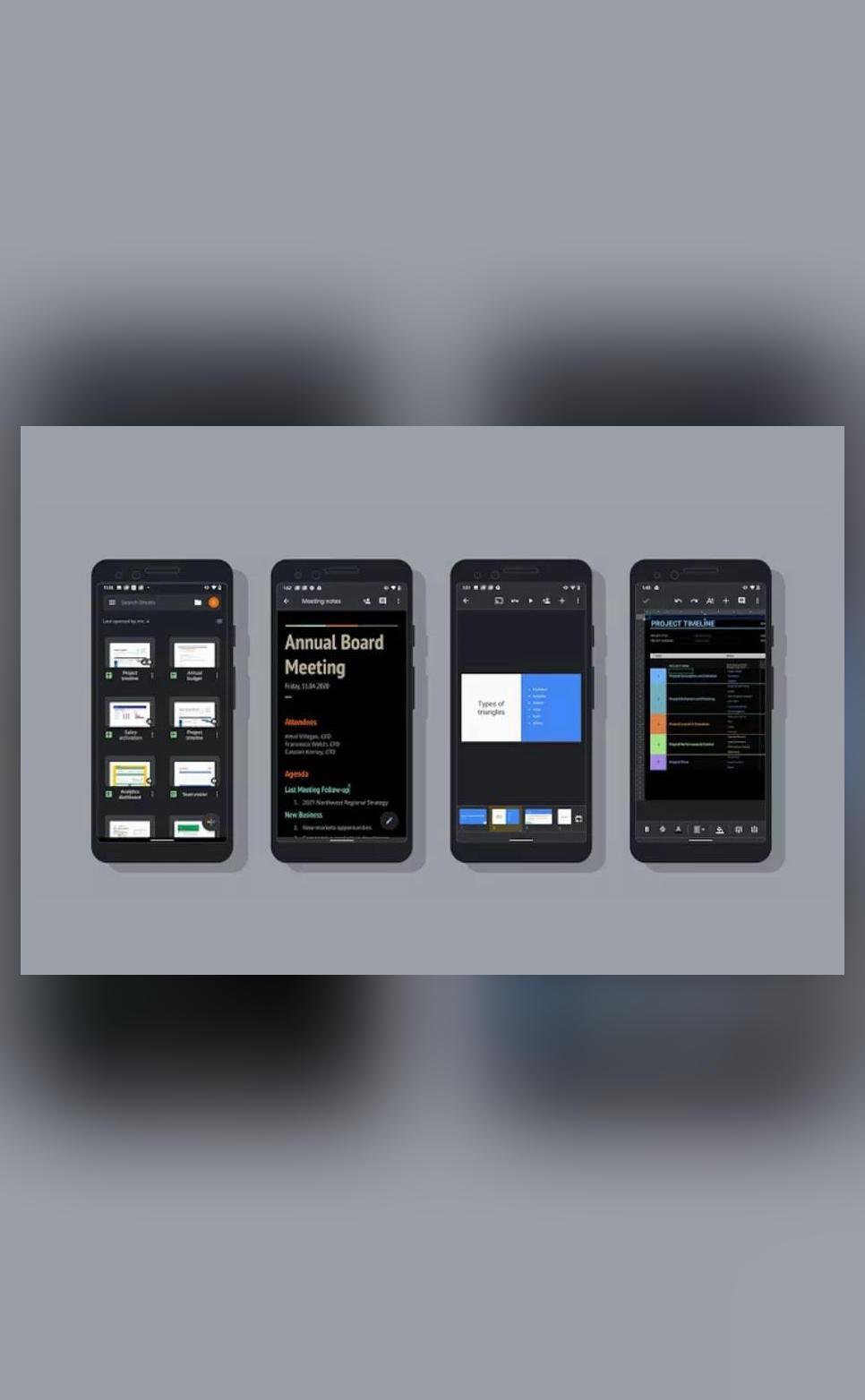Google rolls out dark mode for Docs, Sheets, Slides on Android ...