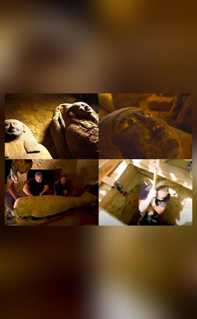 13 wooden coffins sealed for 2,500 years discovered in Egypt