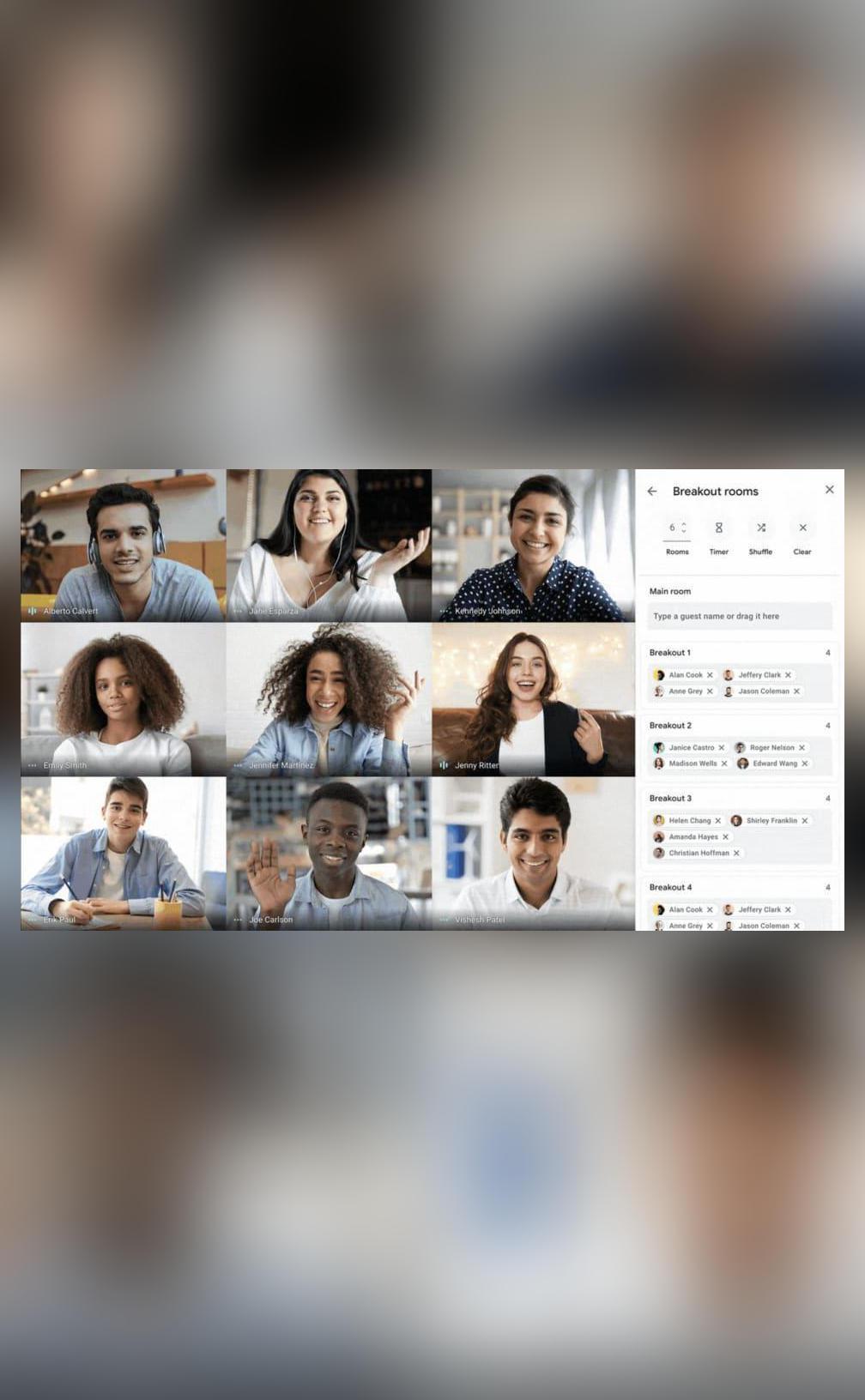 Google Meet rolls out breakout rooms for some customers ...