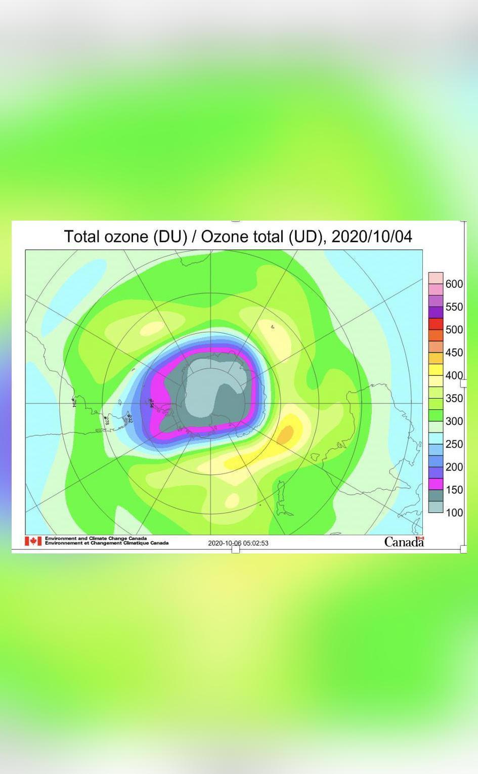 Ozone hole over Antarctic one of the largest, deepest in recent years ...