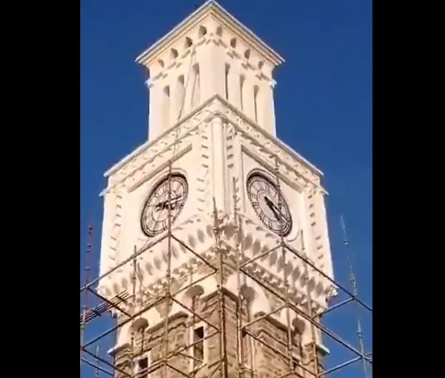 GHMC restores clock at 124-year-old Secunderabad Clock Tower | National ...