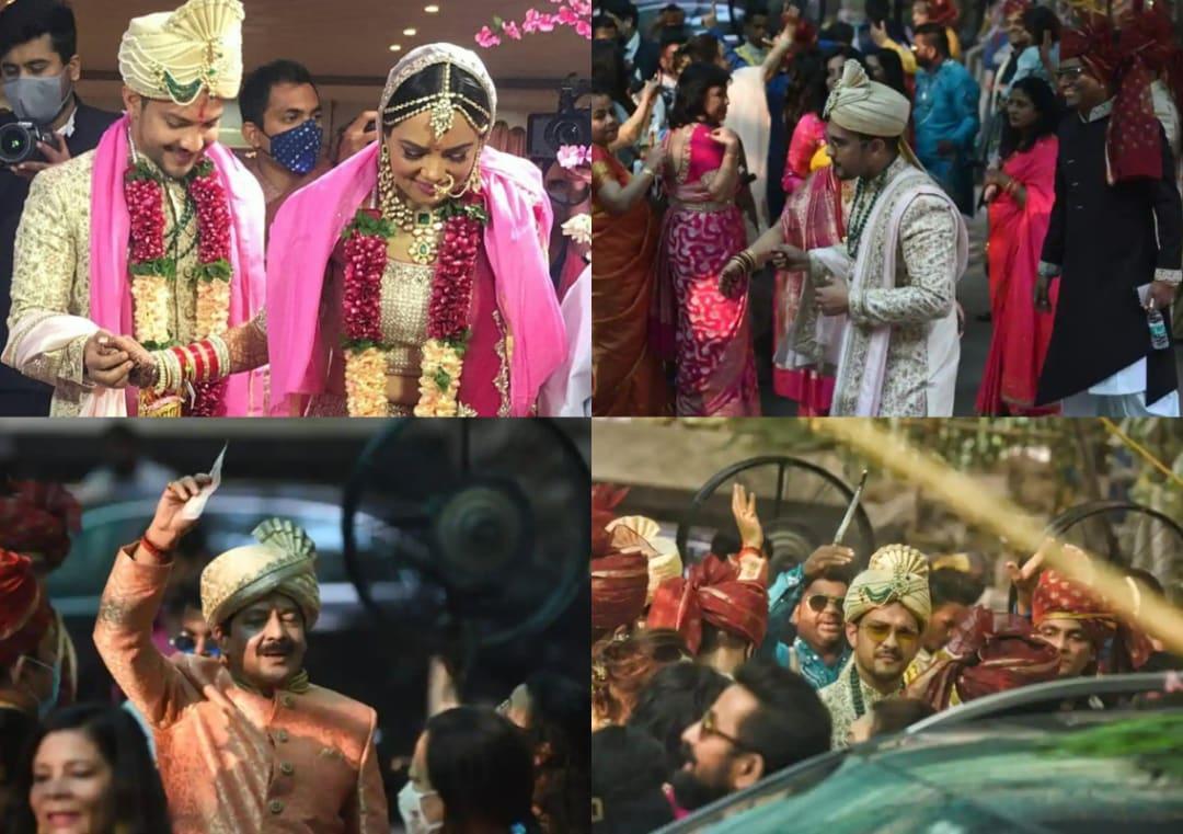 Udit Narayan's son Aditya marries longtime girlfriend Shweta, pics surface online ...