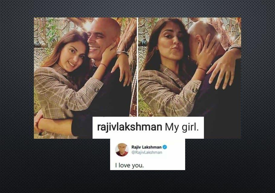 Rajiv Lakshman deletes photos with Rhea after they go viral, issues ...