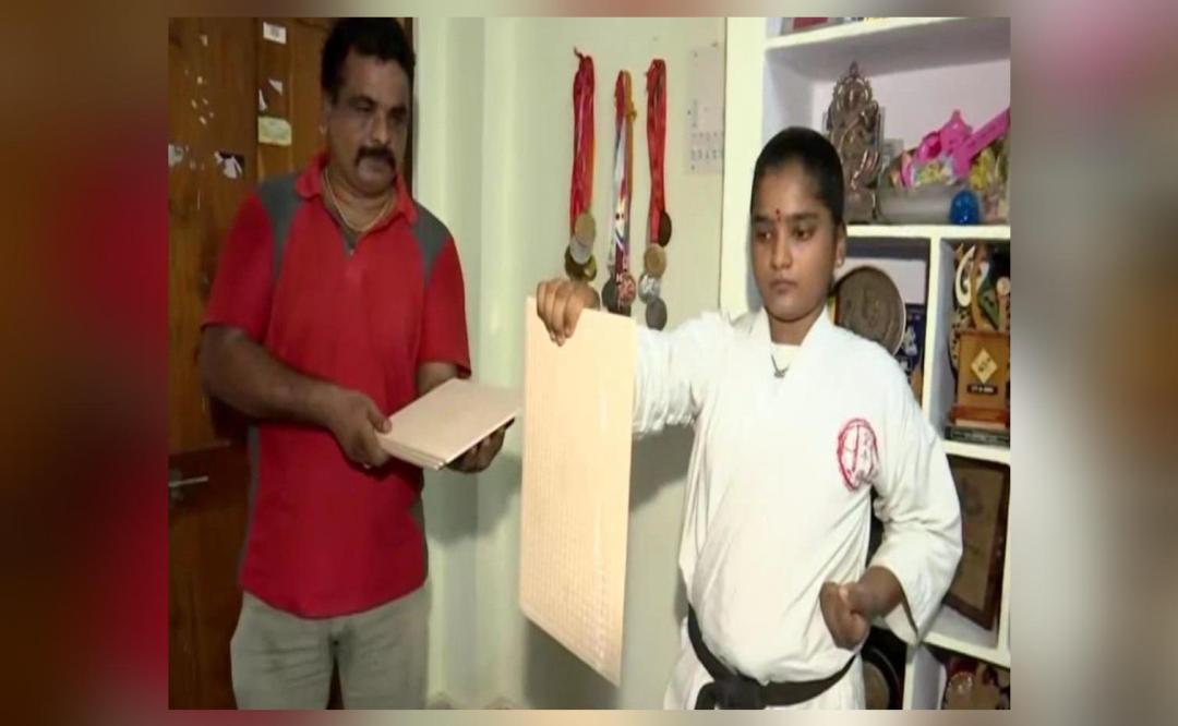 13yrold Hyd girl breaks 84 ceramic tiles in 84 secs, sets 'world