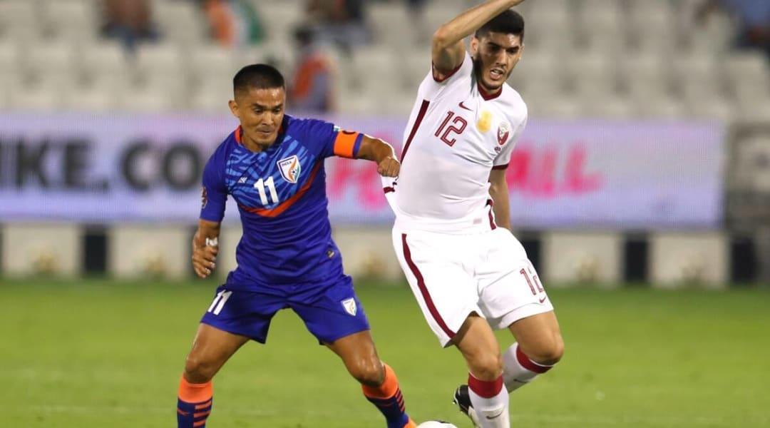 10-man India lose 0-1 to Qatar in FIFA World Cup qualifying round match