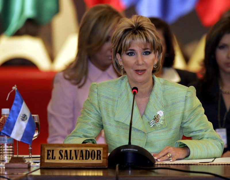 ExFirst Lady of El Salvador jailed for 10 yrs for money laundering