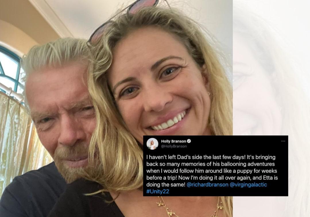Haven't left his side: Branson's daughter ahead of his ...