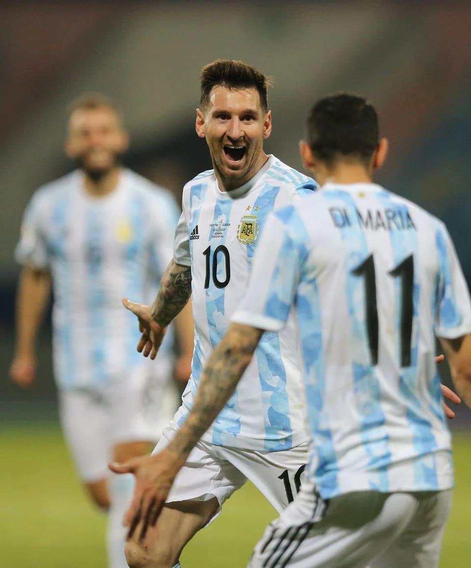 Messi scores 76th international goal as Argentina enter Copa semis