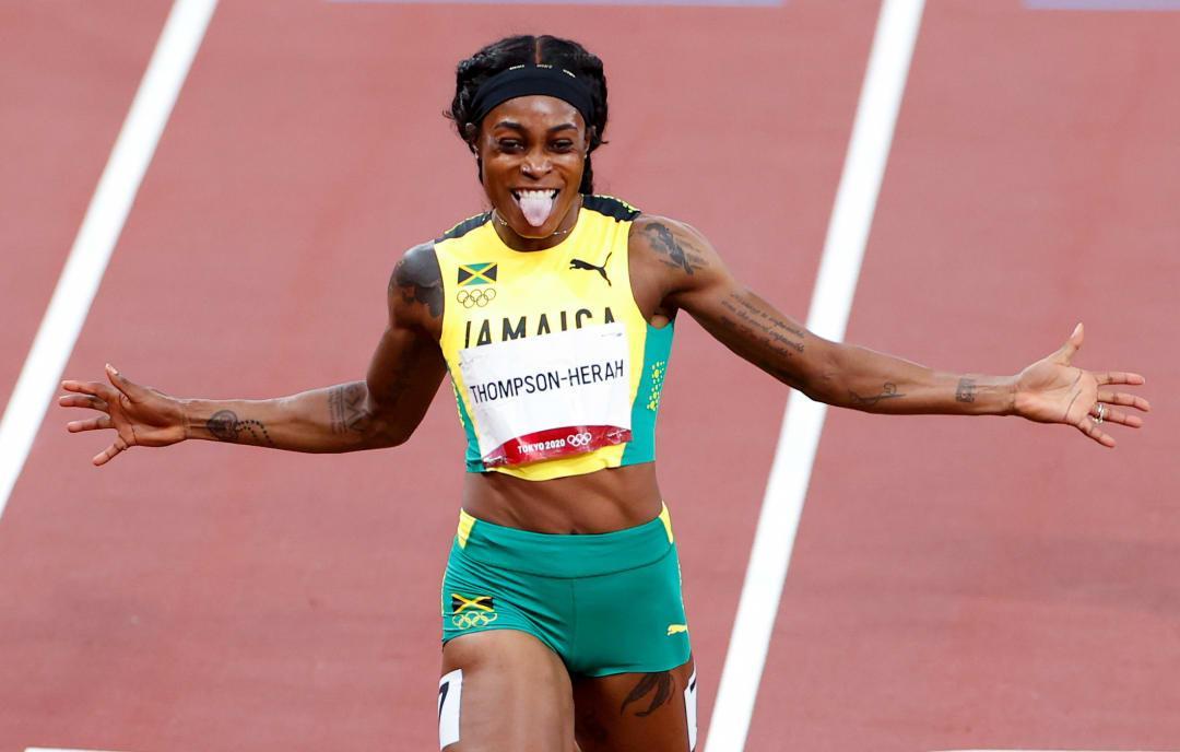 Elaine Becomes First Woman In History To Win 100m 200m Golds In 2 Consecutive Olympics Sports 