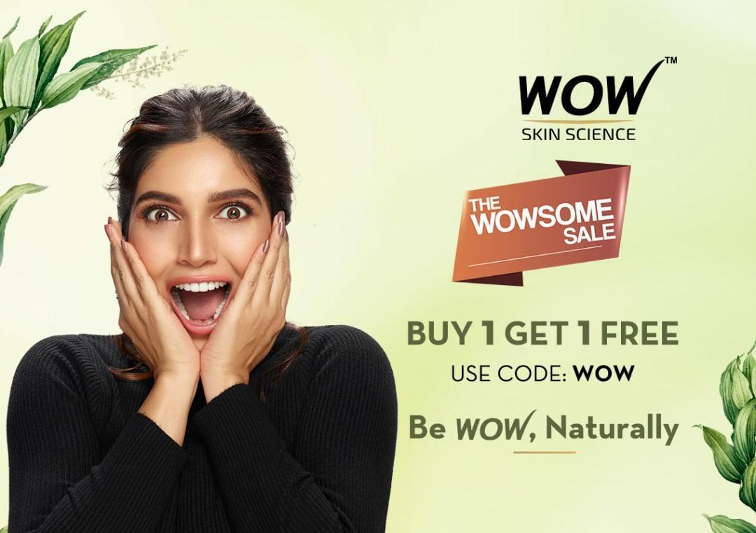 WOW Skin Science's WOWSome Sale goes live with 'Buy 1 Get 1 Free' offer