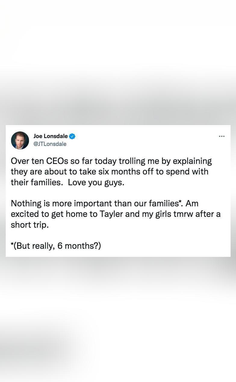 10 CEOs trolled me: Palantir Co-founder who criticised paternity leave