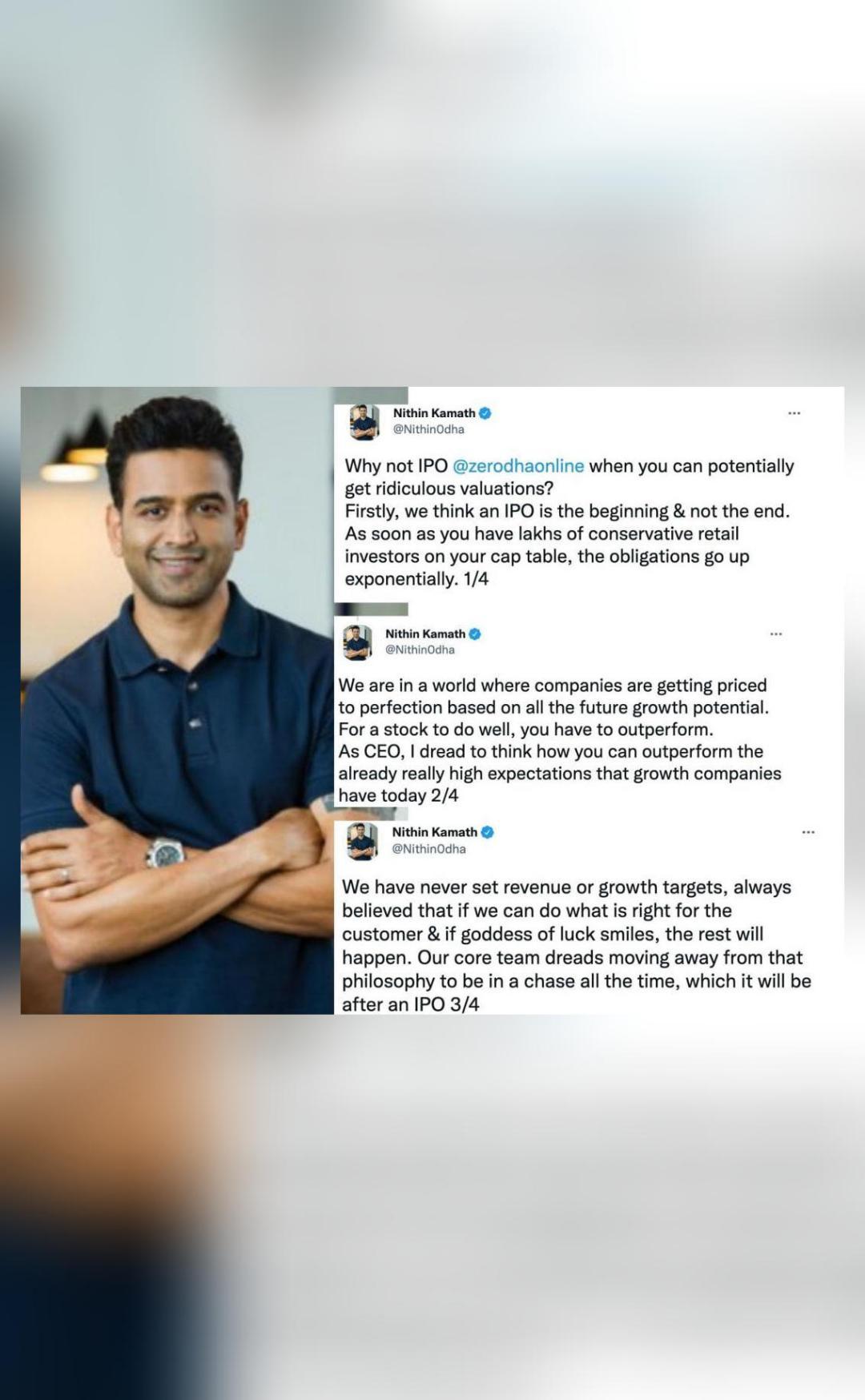 CEO Explains Why Zerodha Hasn t Gone For IPO Says IPO Is Beginning 