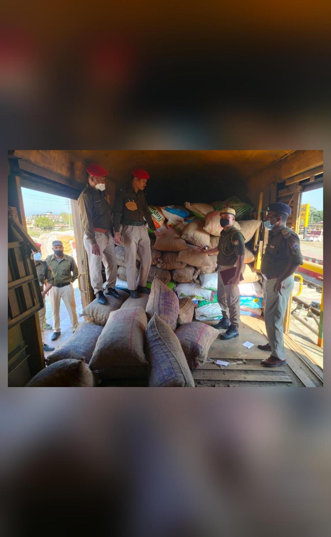 287 Bags Of Illegal Burmese Betel Nuts Seized From Train In Assam 