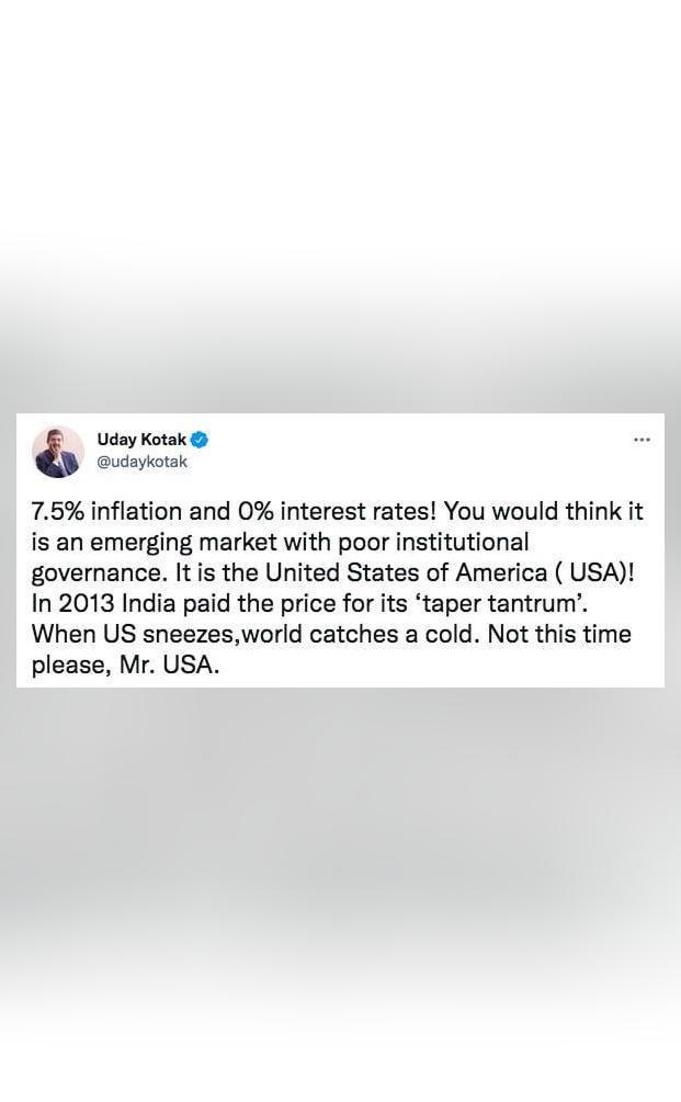 World catches a cold when US sneezes, not this time please: Kotak on 40 ...