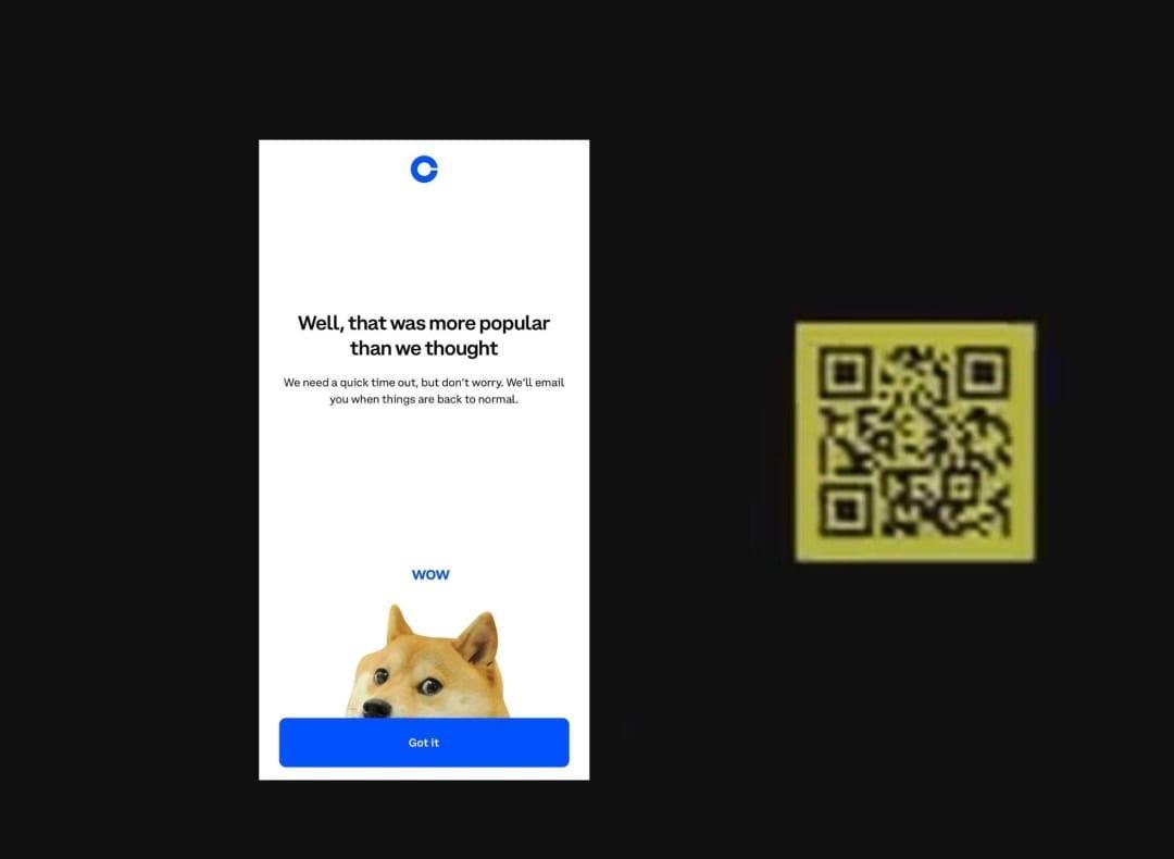 Coinbase Bouncing QR Code crashes the app - Idea Usher