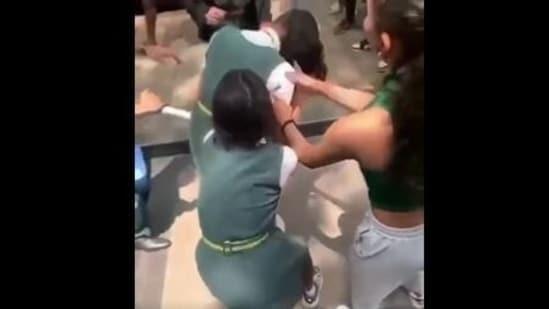 Girls Fight Rip Clothes Off