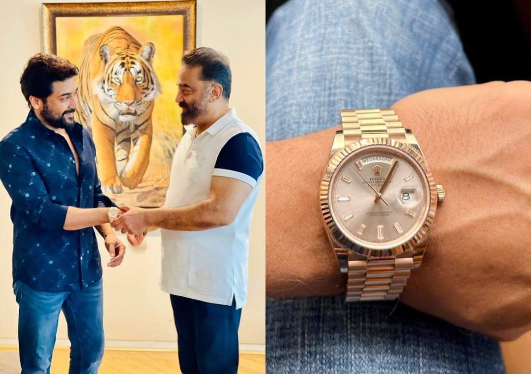 Kamal Haasan gifts a watch to Suriya, who played Rolex in Vikram | Tamil  Movie News - Times of India