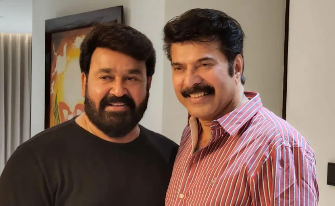 Mammootty meets Mohanlal, pic sparks rumours on 'Harikrishnans 2