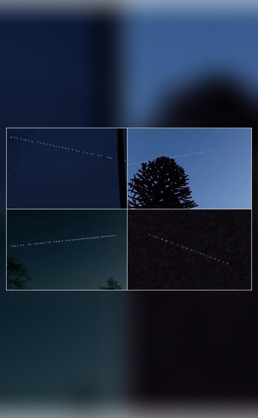 Mysterious 'moving train' of lights spotted in sky in Uttar Pradesh