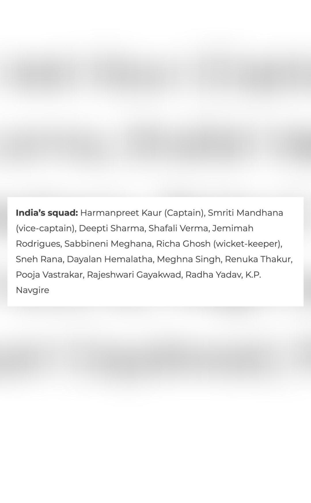india-women-squad-for-t20-asia-cup-2022-announced