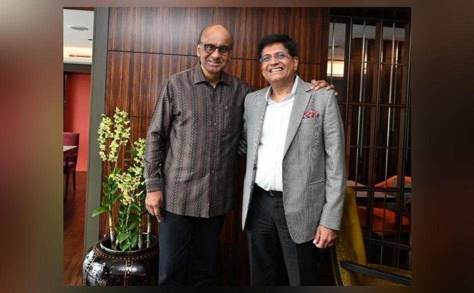 Piyush Goyal discussed bilateral relations with the Minister of Singapore
