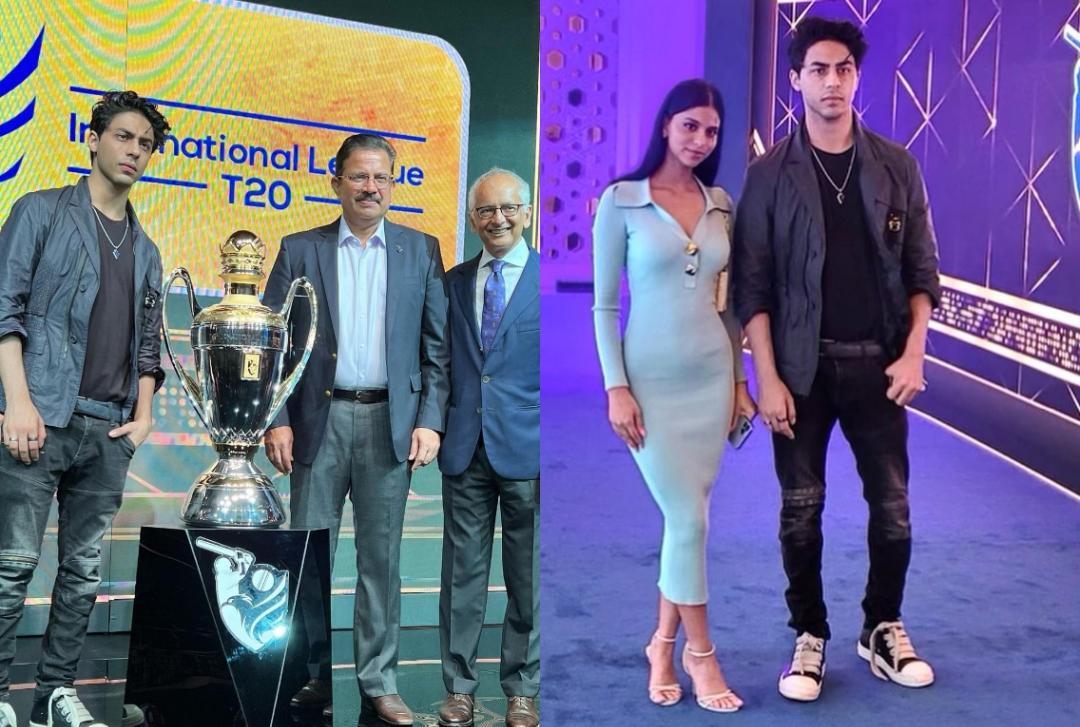 International League T20 trophy unveiled in Dubai, Aryan Khan shares