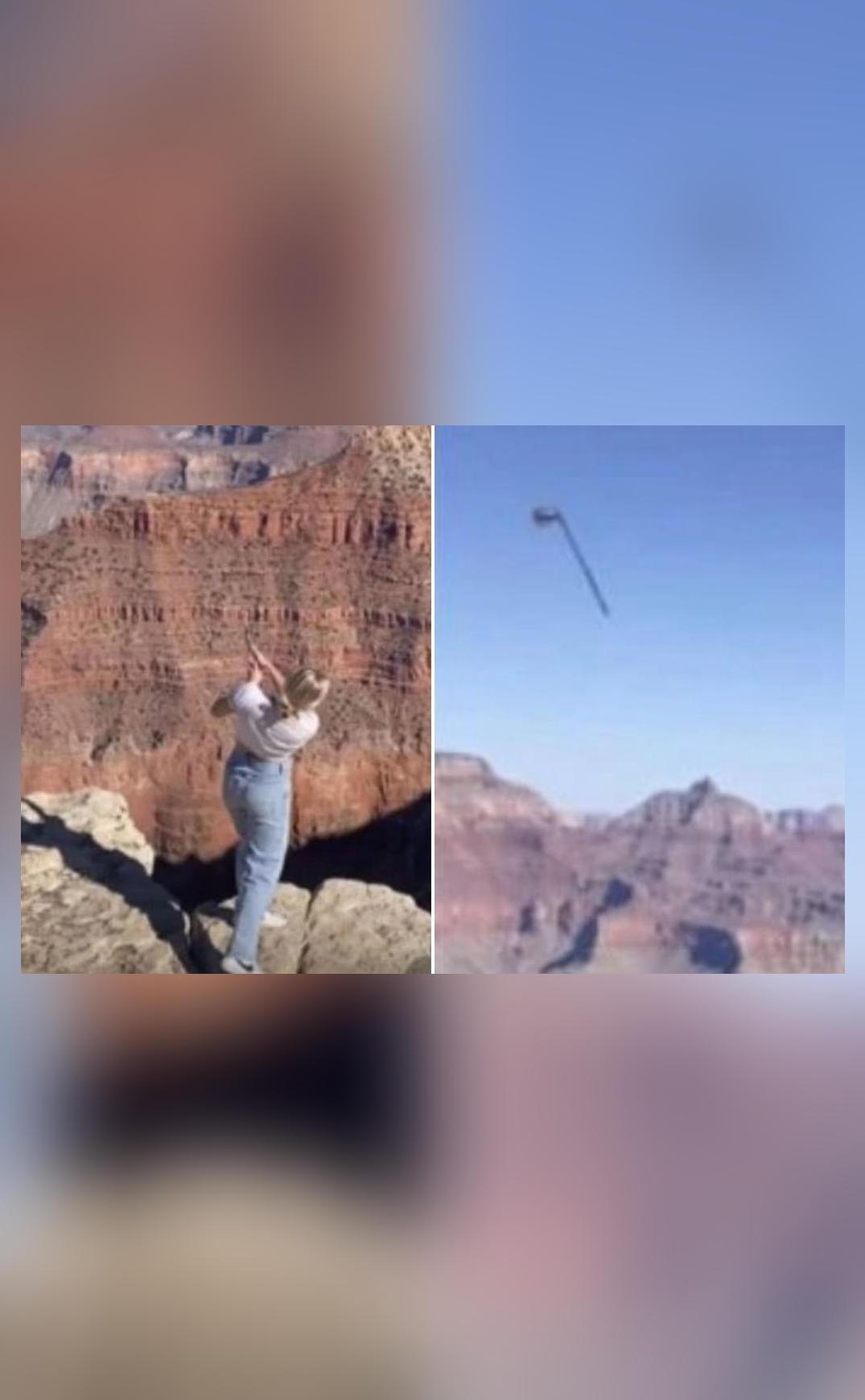 TikTok star hits golf ball into Grand Canyon, complaint filed as video