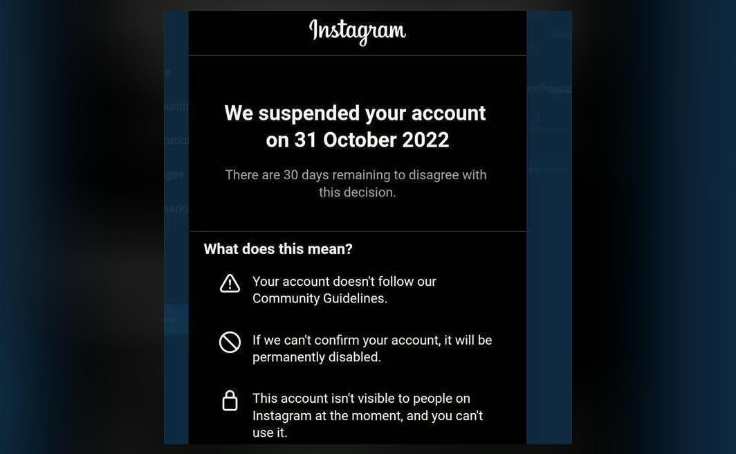 Many Instagram users get 'account suspended' alert; 'looking into it