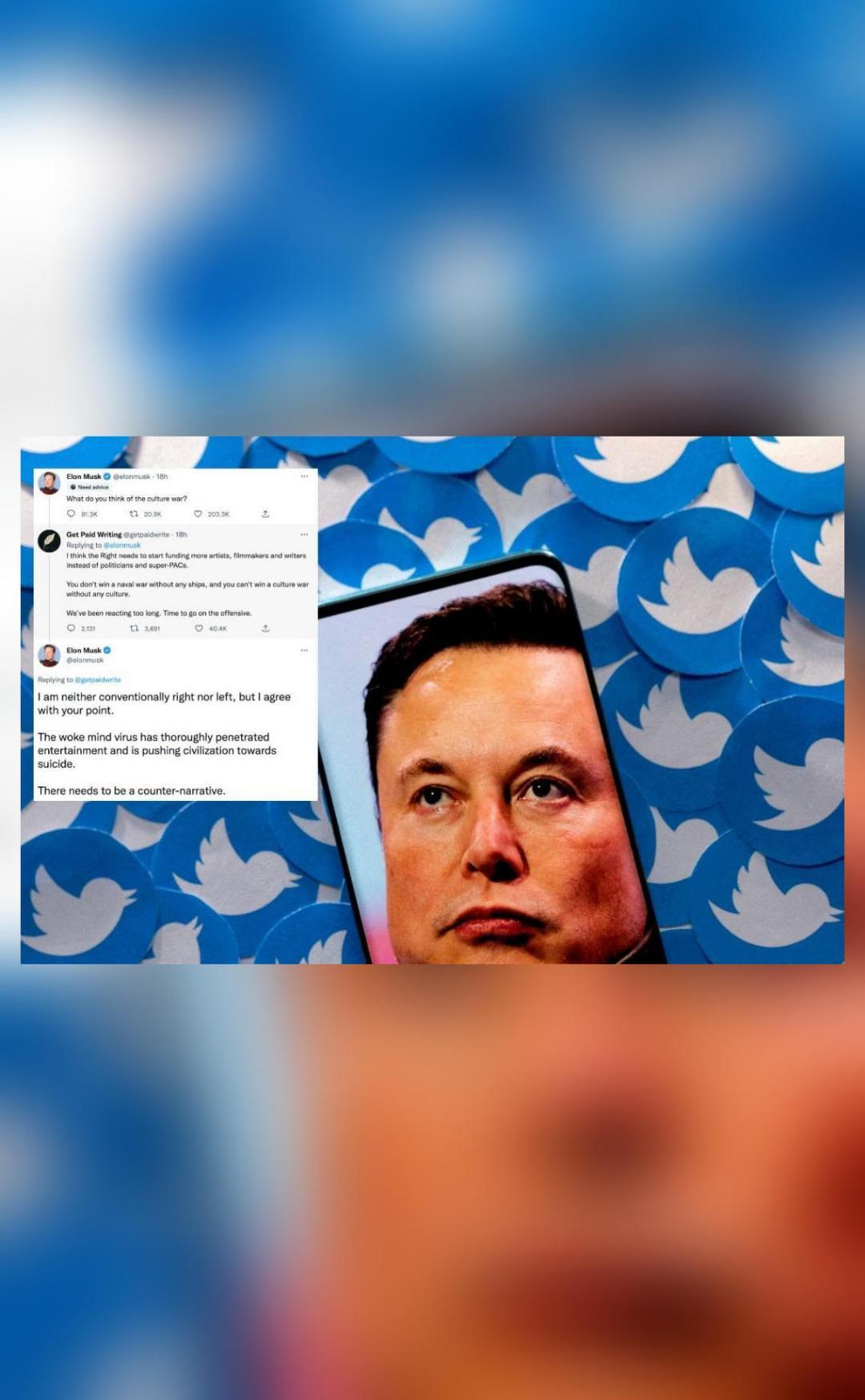 Woke mind virus pushing civilisation towards suicide: Elon Musk
