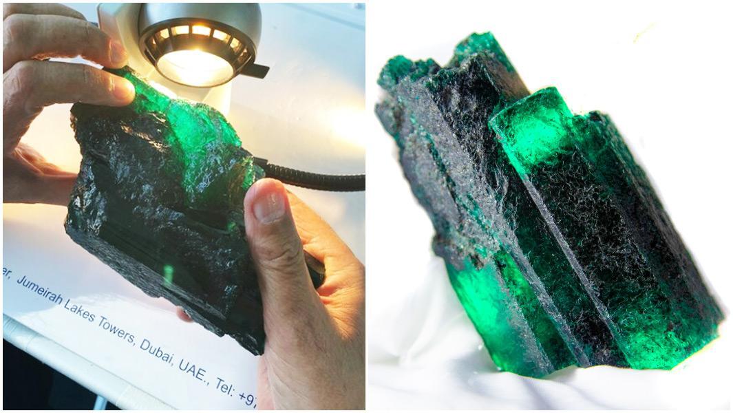 World's largest uncut emerald unearthed in Zambia, people say it looks ...