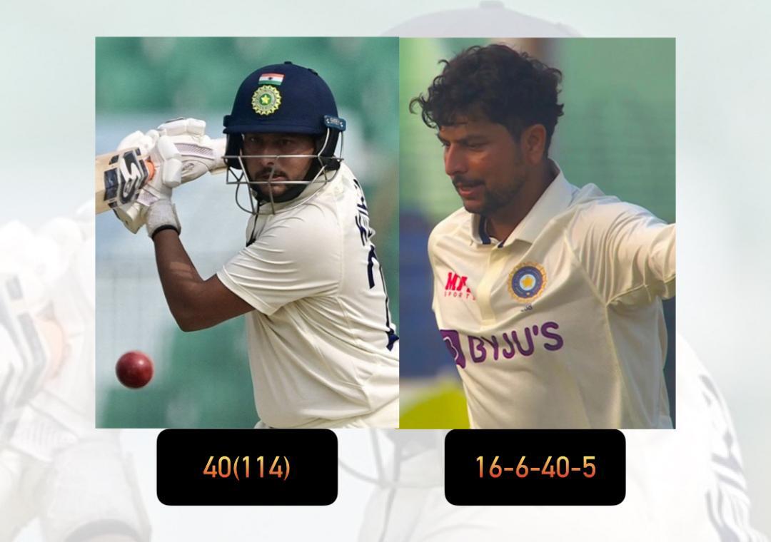 Kuldeep Smashes His Highest Test Score Records His Best Bowling 