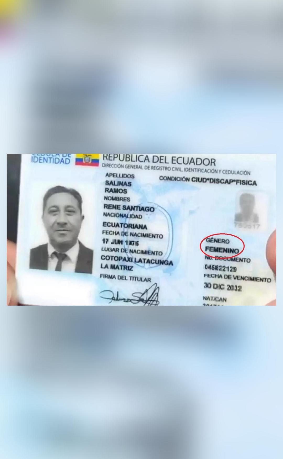 Man legally changes gender to gain daughters' custody in Ecuador, says