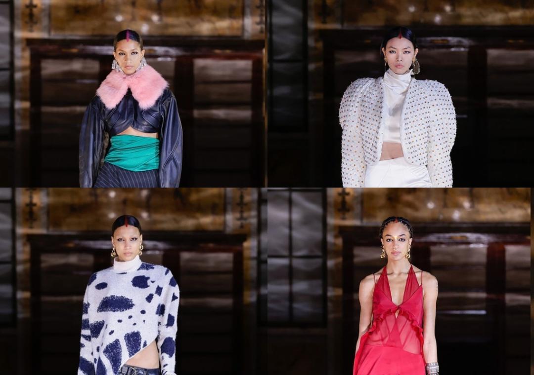 Models wear sindoor during Prabal Gurung's show at New York Fashion ...