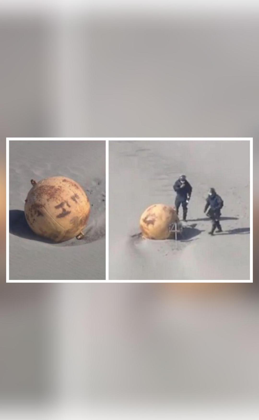 Massive mysterious ball found on beach in Japan; pics go viral World